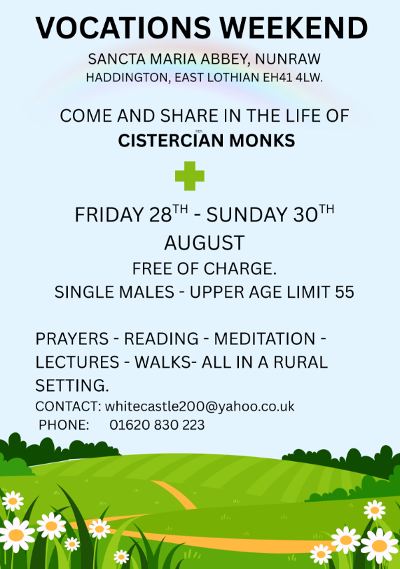 Vocations weekend poster